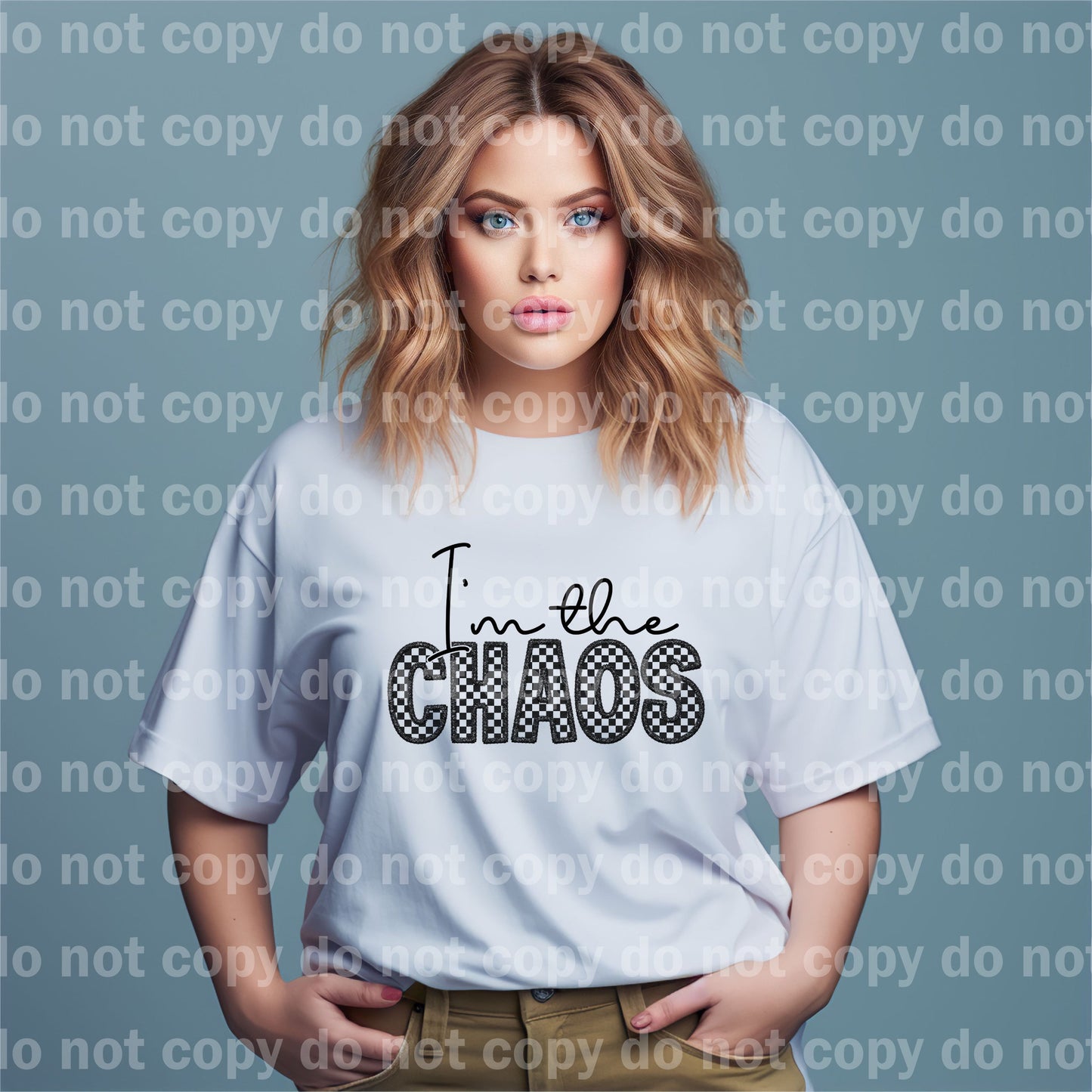 I'm The Chaos Embroidery Dream Print or Sublimation Print
