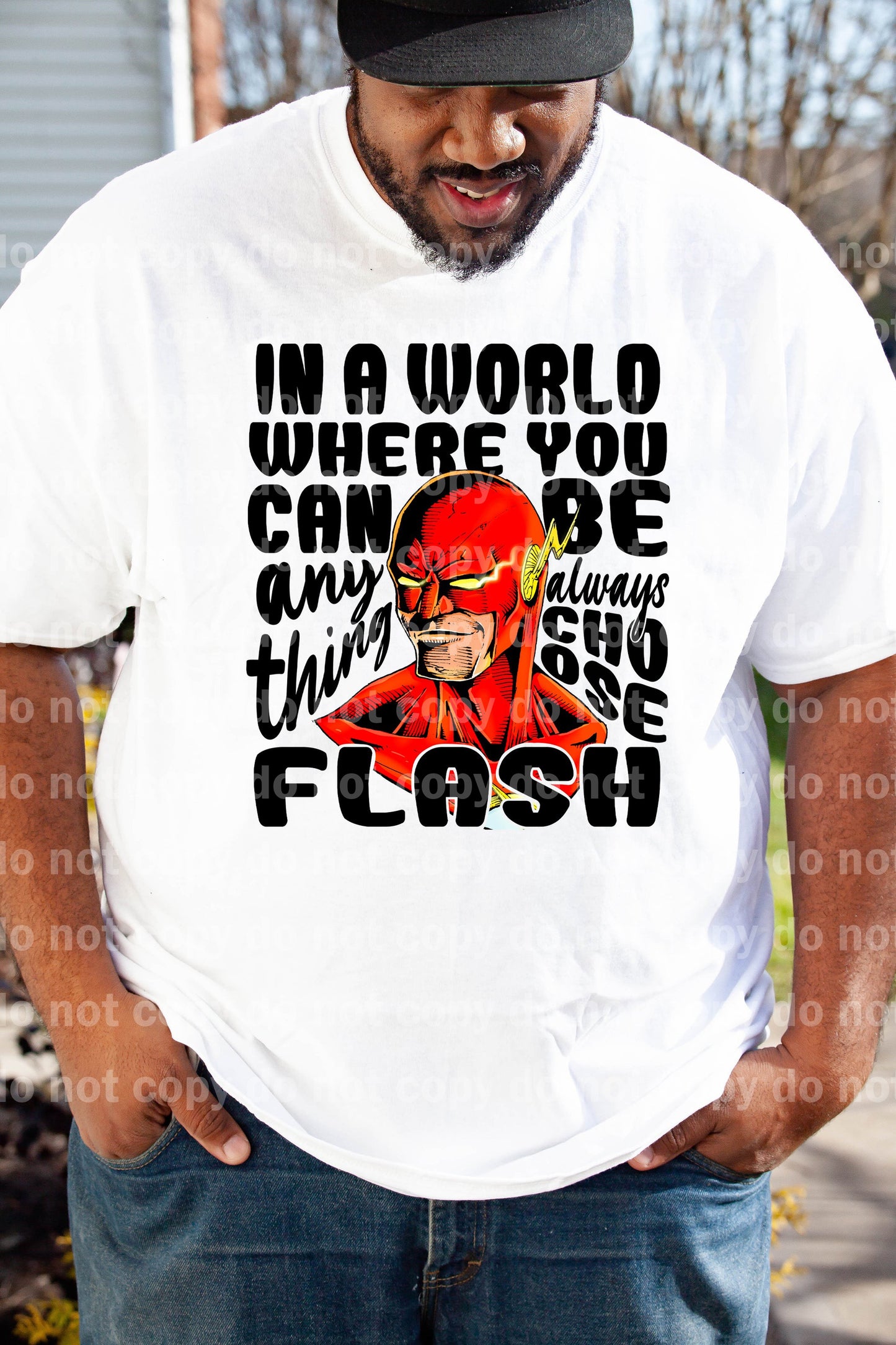 In A World Where You Can Be Anything Choose Flash Dream Print or Sublimation Print