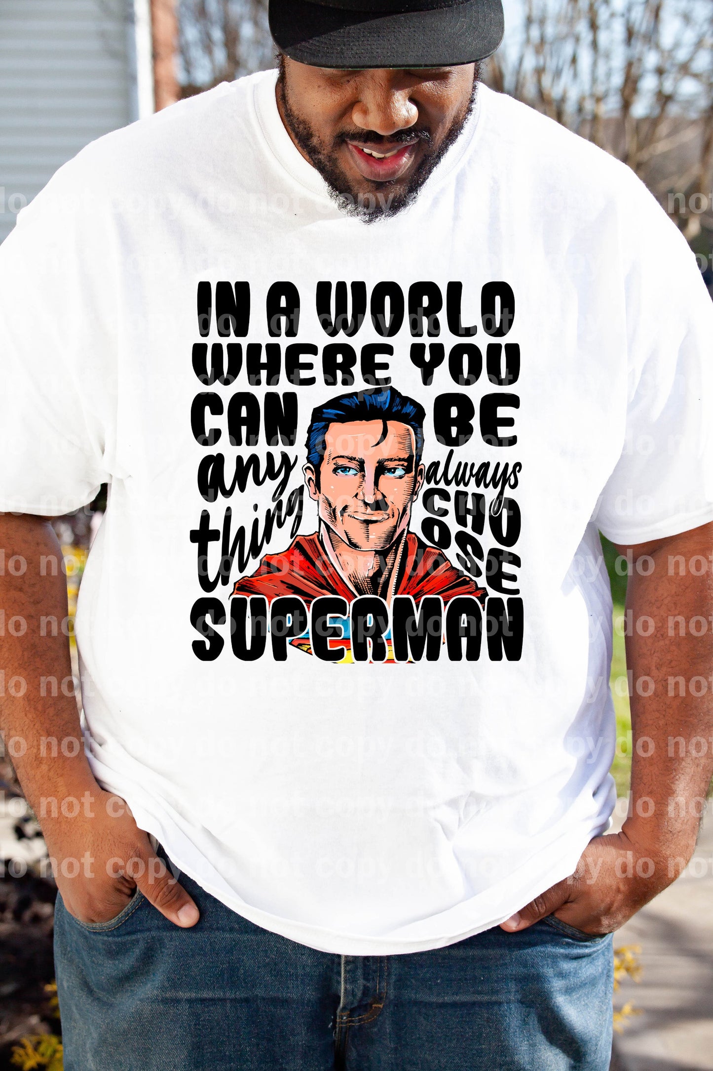 In A World Where You Can Be Anything Choose Super Hero Dream Print or Sublimation Print