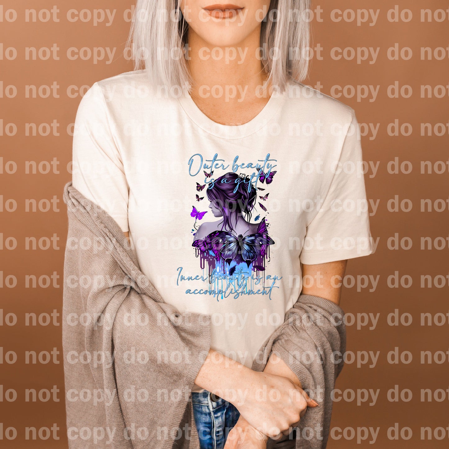 Outer Beauty Is A Gift Inner Beauty Is An Accomplishment Dream Print or Sublimation Print