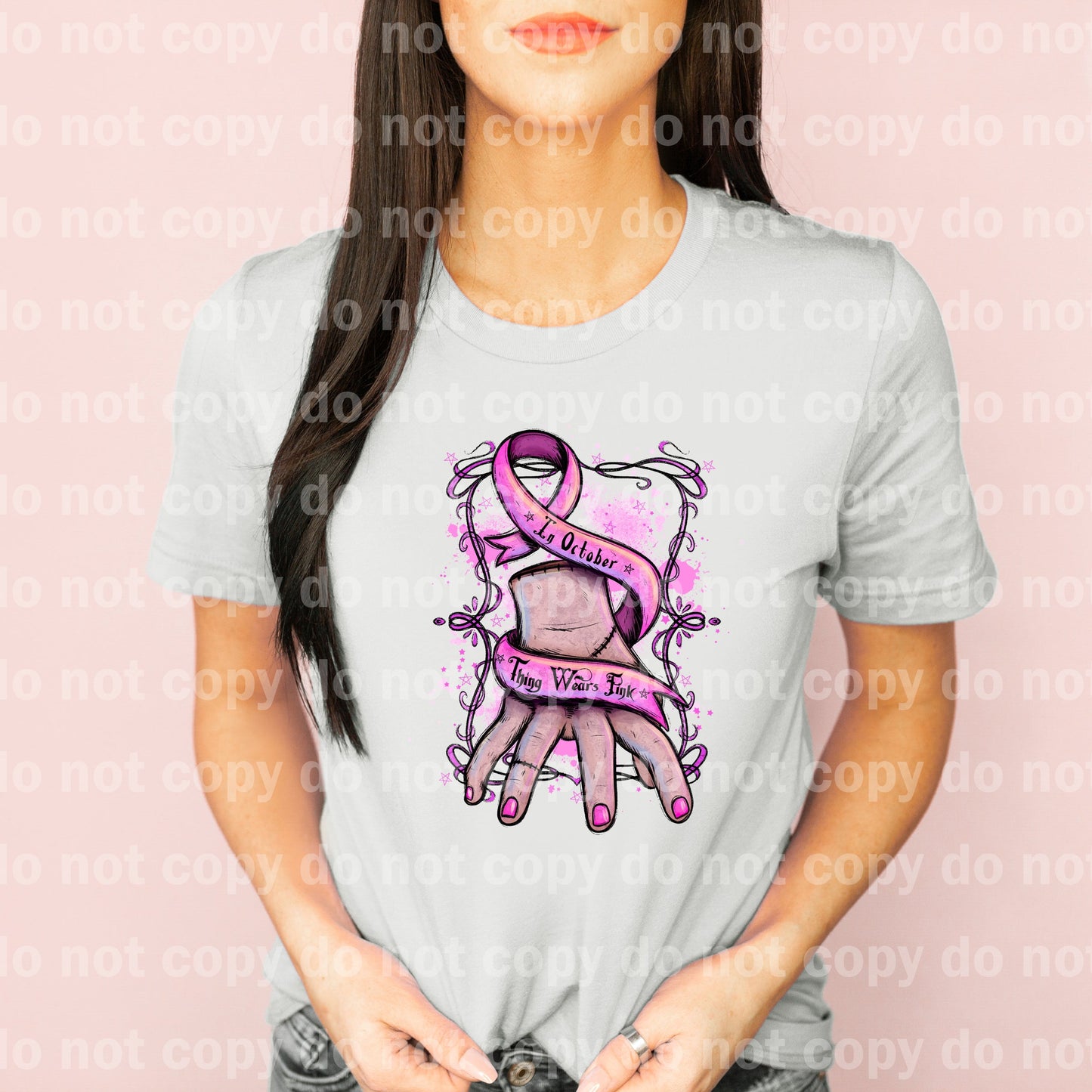 In October Thing Wears Pink Dream Print or Sublimation Print