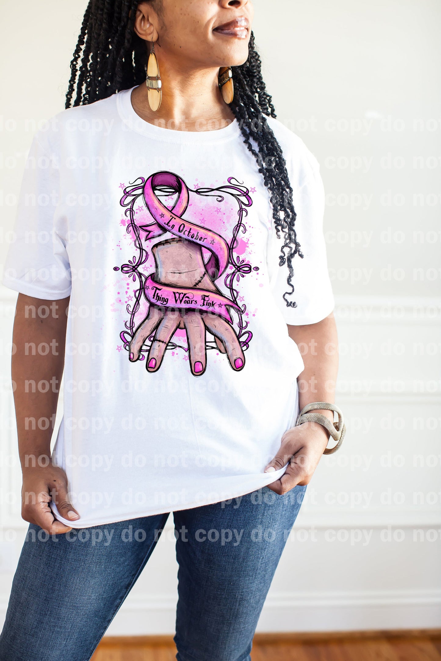 In October Thing Wears Pink Dream Print or Sublimation Print