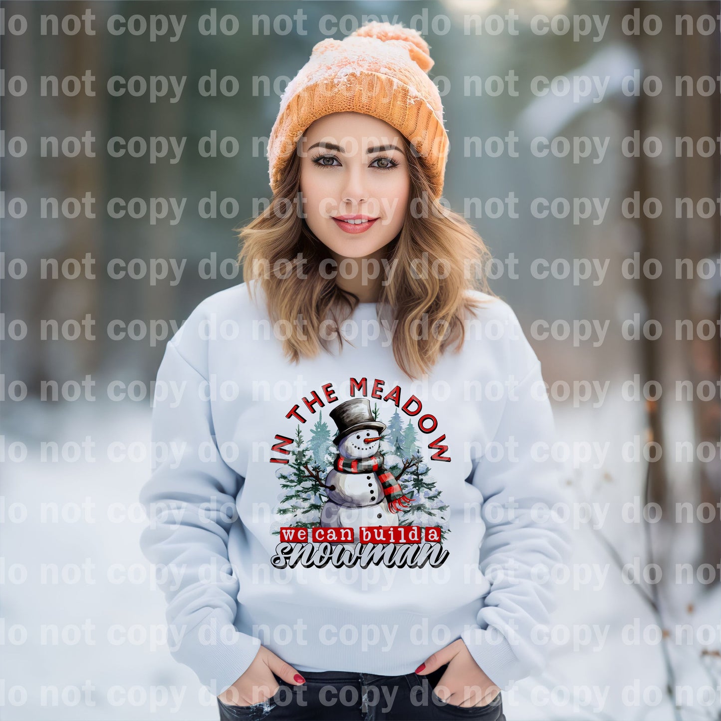In The Meadow We Can Build A Snowman Dream Print or Sublimation Print