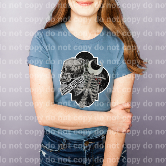 Invisible Disability Skull Moon Emblem