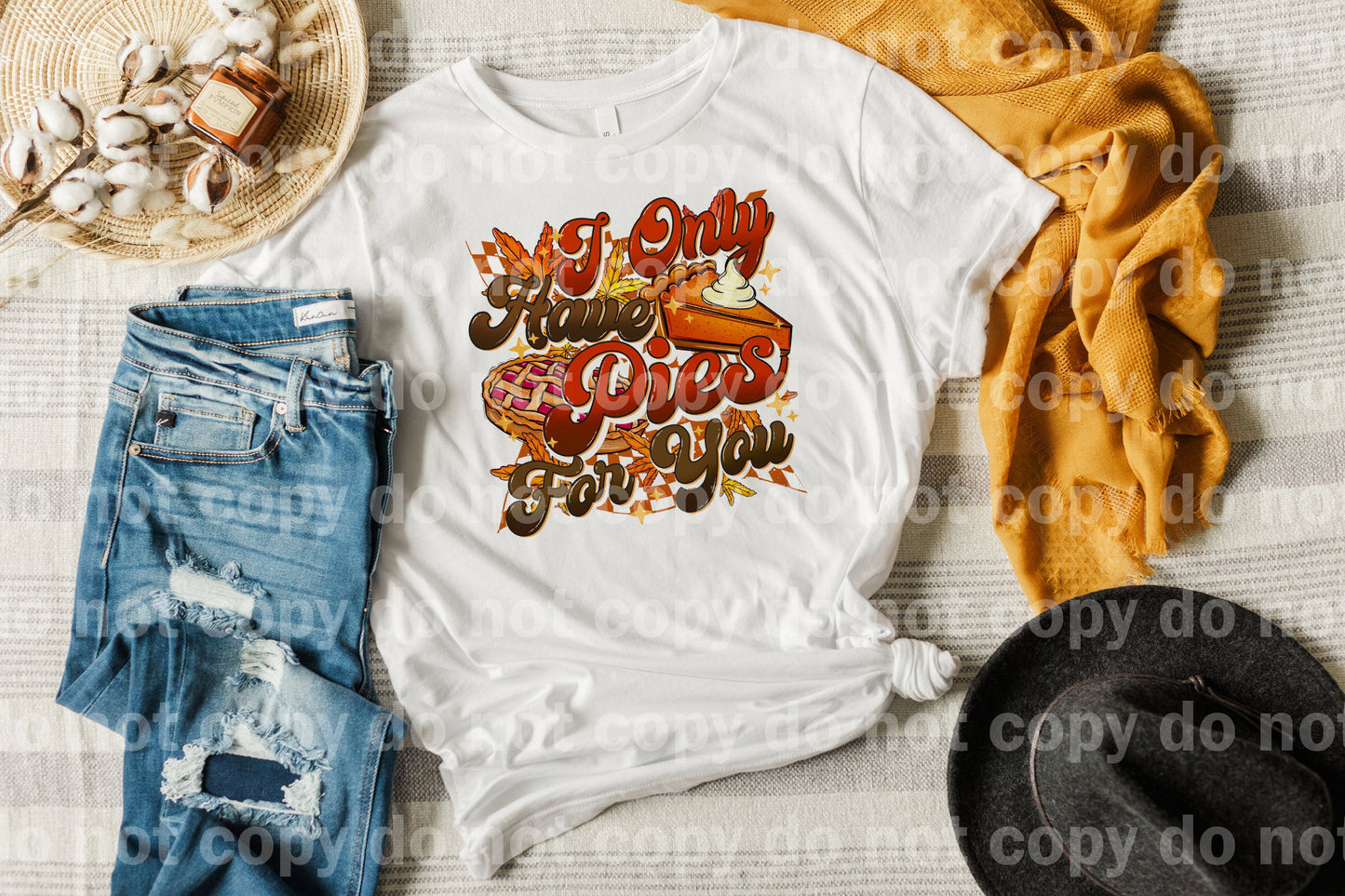 I Only Have Pies For You with Optional Sleeve Design Dream Print or Sublimation Print