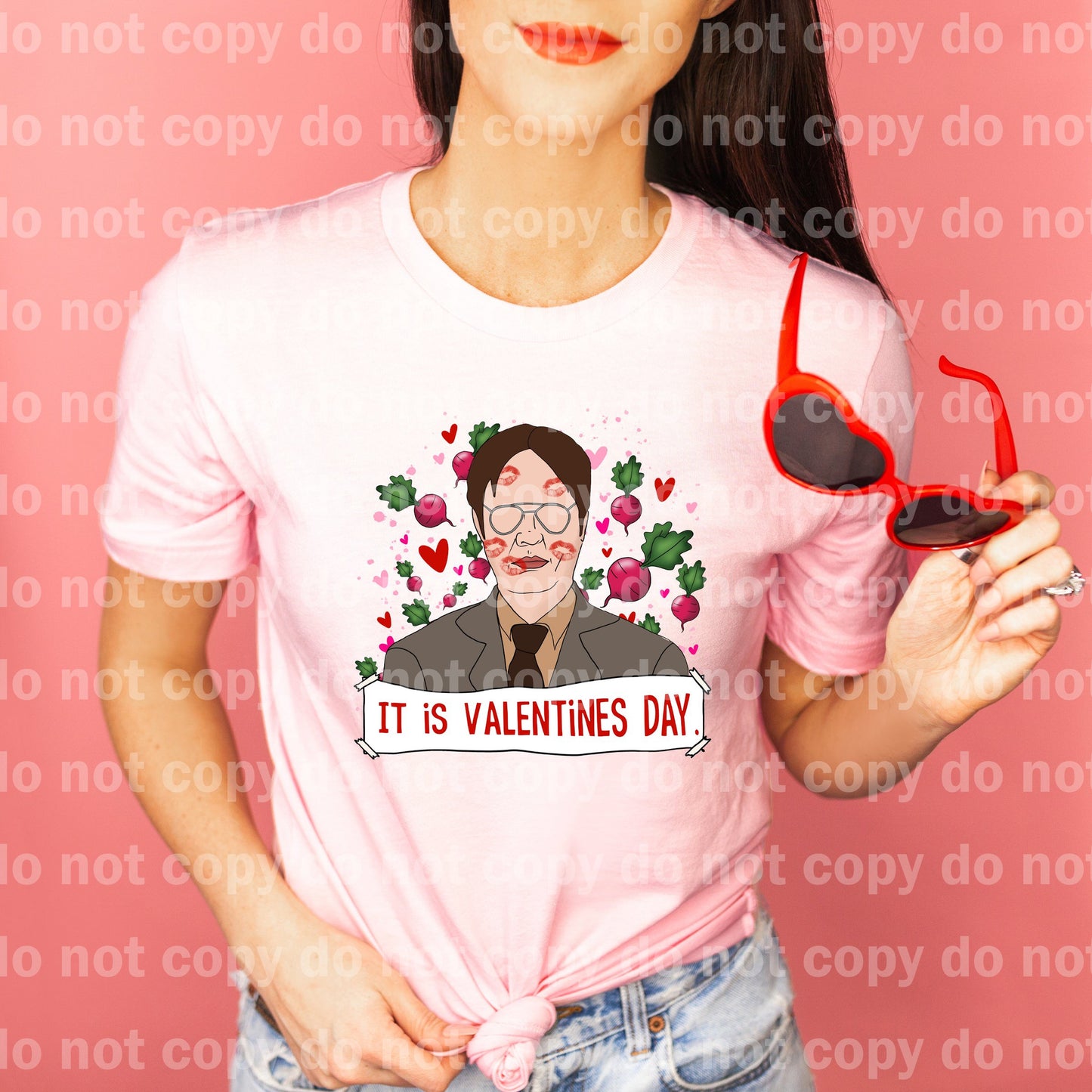 It Is Valentines Day with Optional Sleeve Design Dream Print or Sublimation Print