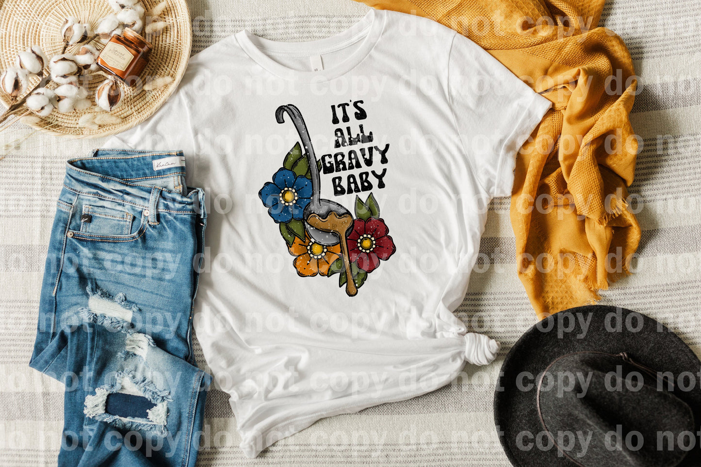 It's All Gravy Baby Distressed/Non Distressed Dream Print or Sublimation Print