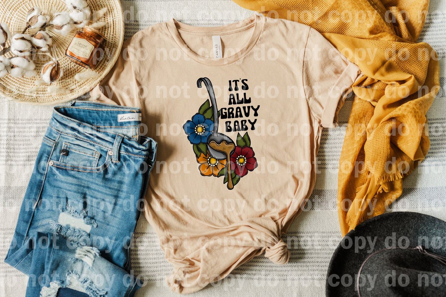 It's All Gravy Baby Distressed/Non Distressed Dream Print or Sublimation Print