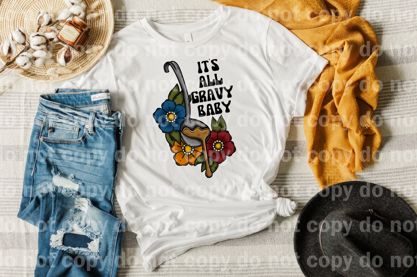 It's All Gravy Baby Distressed/Non Distressed Dream Print or Sublimation Print