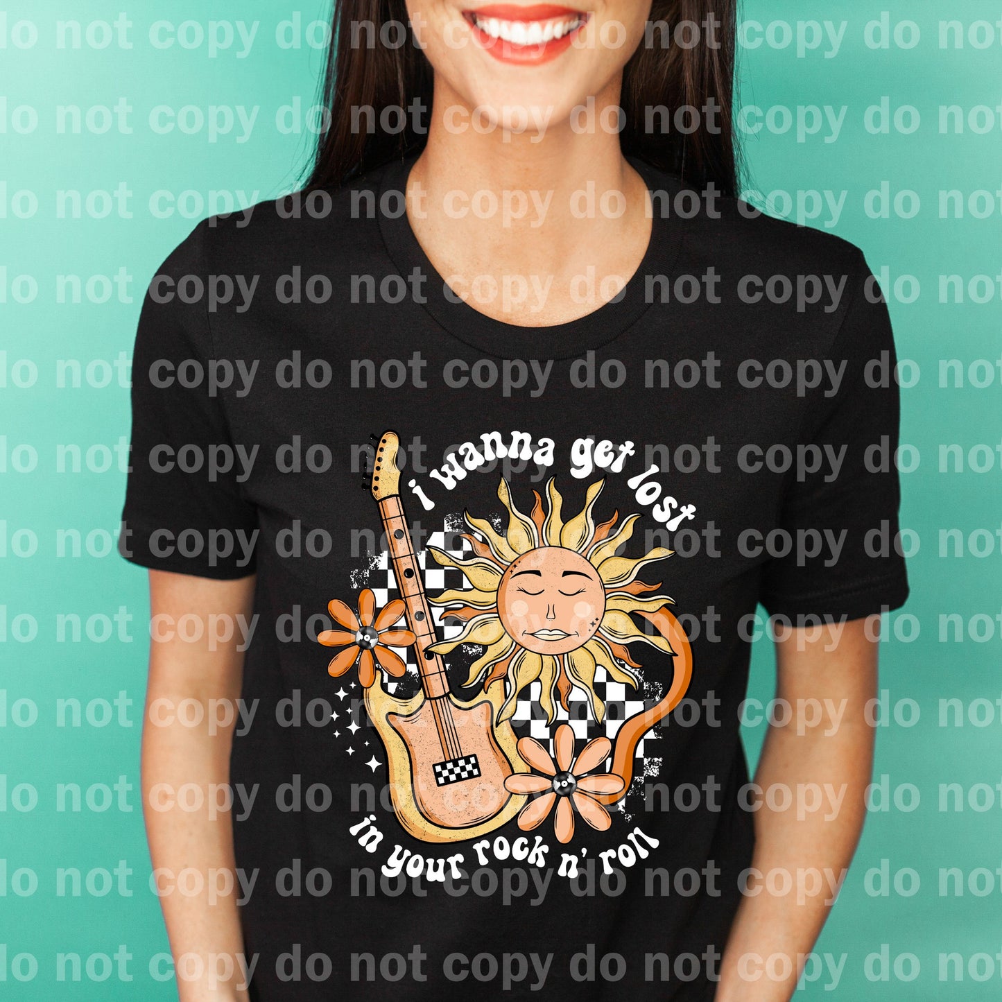 I Wanna Get Lost In Your Rock 'n Roll Black/White Dream Print or Sublimation Print with Decal Option