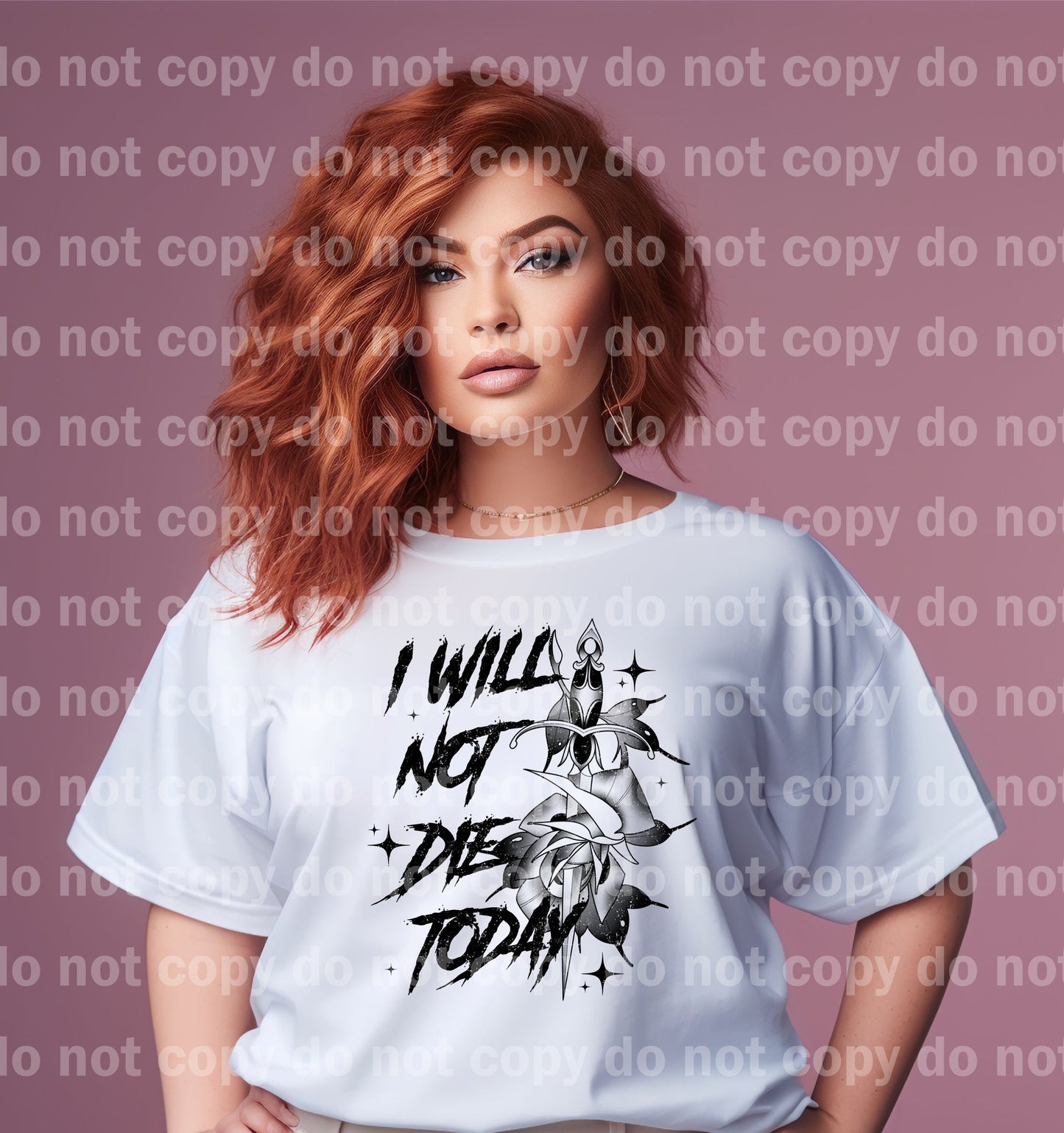I Will Not Die Today Dream Print or Sublimation Print