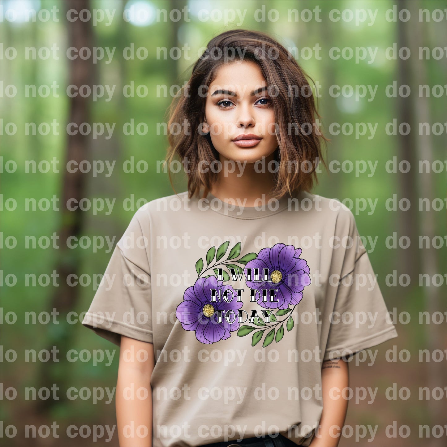 I Will Not Die Today Dream Print or Sublimation Print