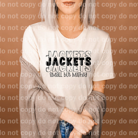 Jackets Small But Mighty Black/White Dream Print or Sublimation Print