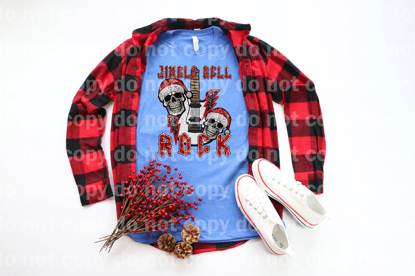 Jingle Bell Rock with Optional Sleeve Design Dream Print or Sublimation Print