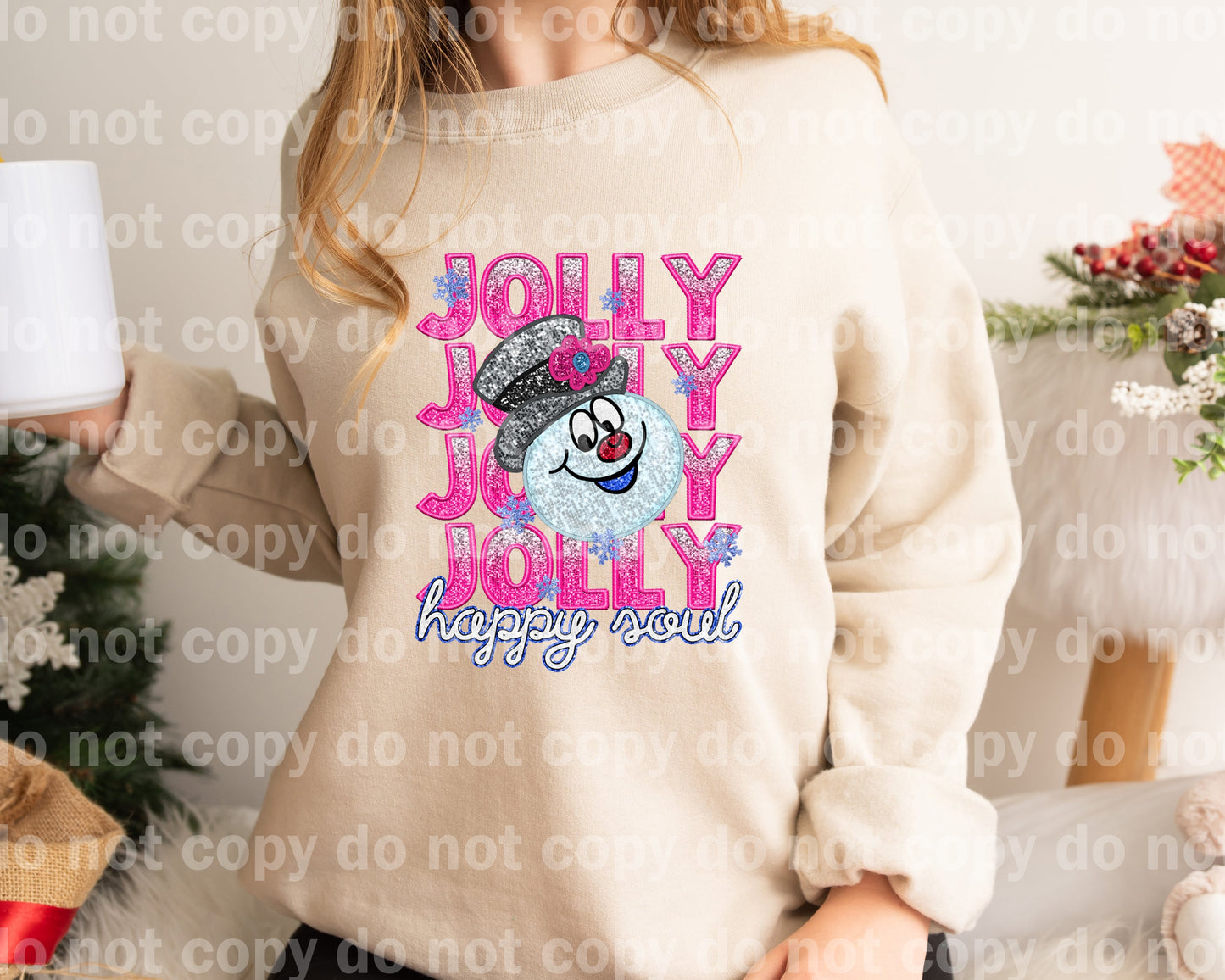 Jolly Happy Soul with Optional Sleeve Design Dream Print or Sublimation Print