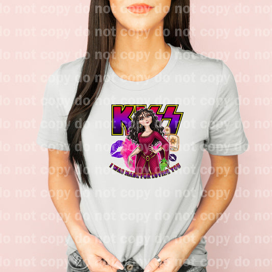 Kiss I Was Made For Loving You Dream Print or Sublimation Print