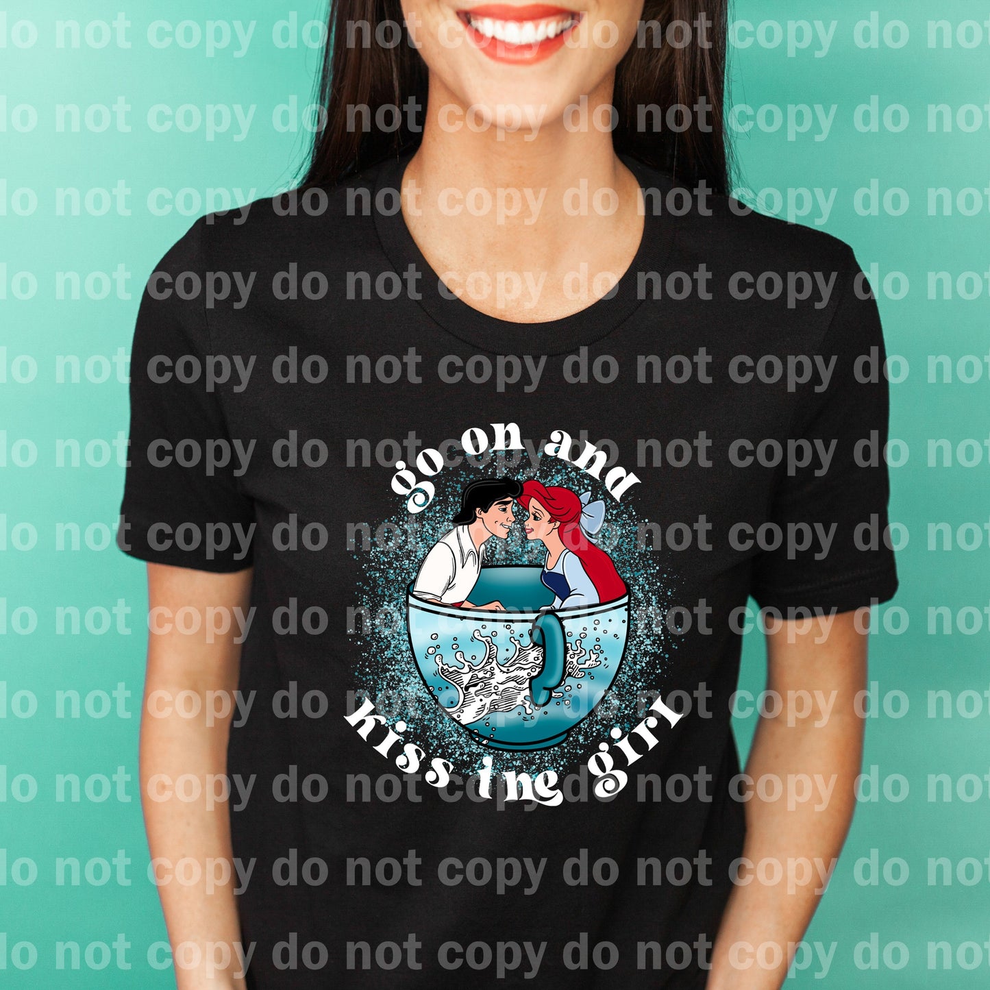 Go On And Kiss The Girl Black/White Dream Print or Sublimation Print