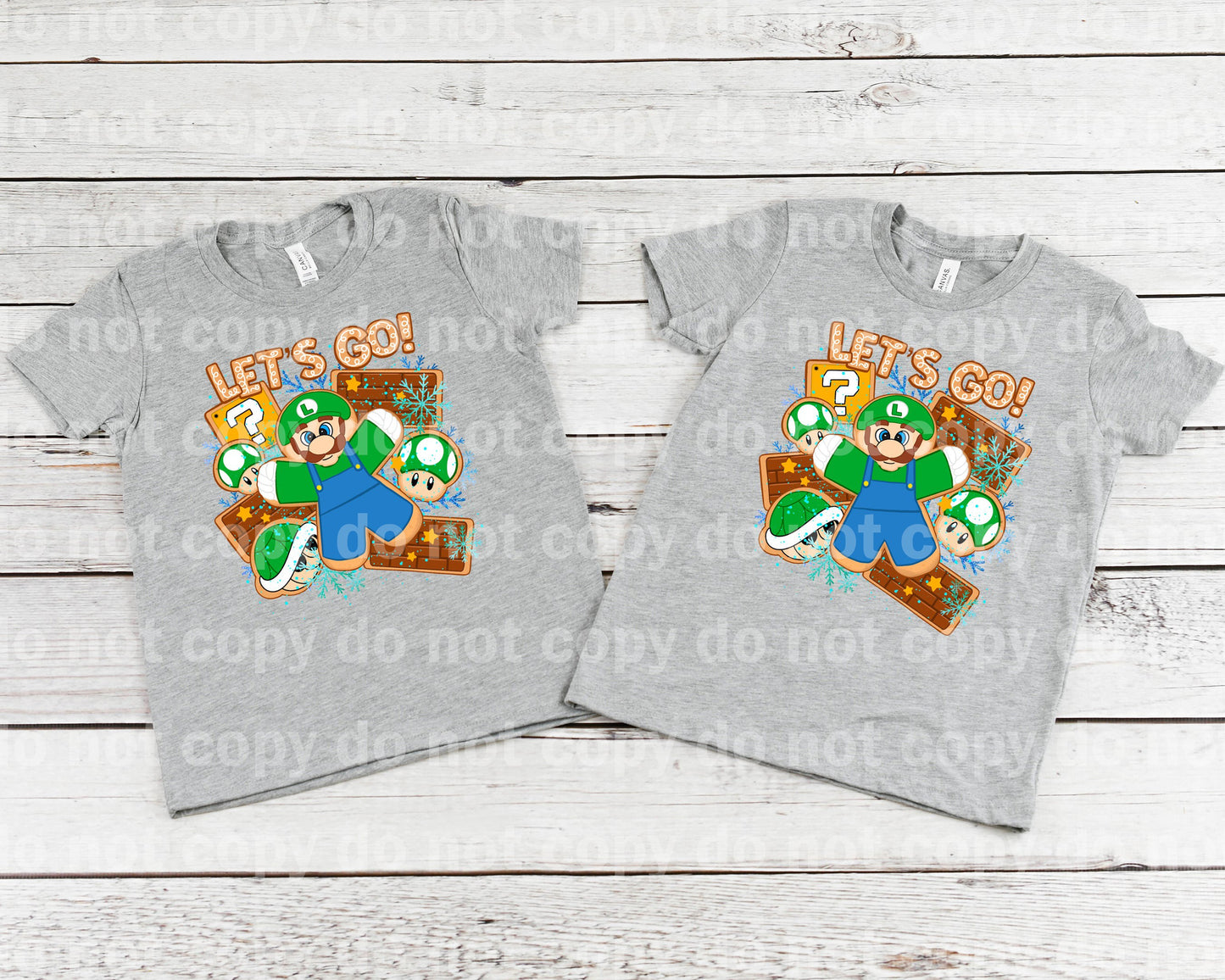 Lets Go Luigi Dream Print or Sublimation Print