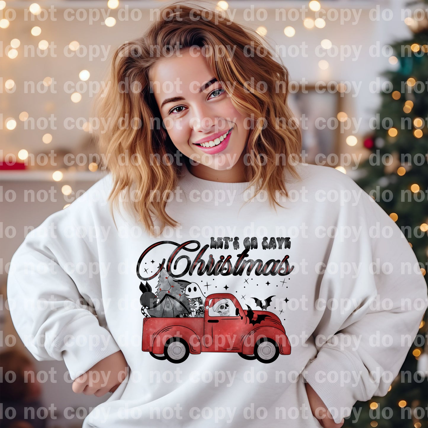 Let's Go Save Christmas Dream Print or Sublimation Print