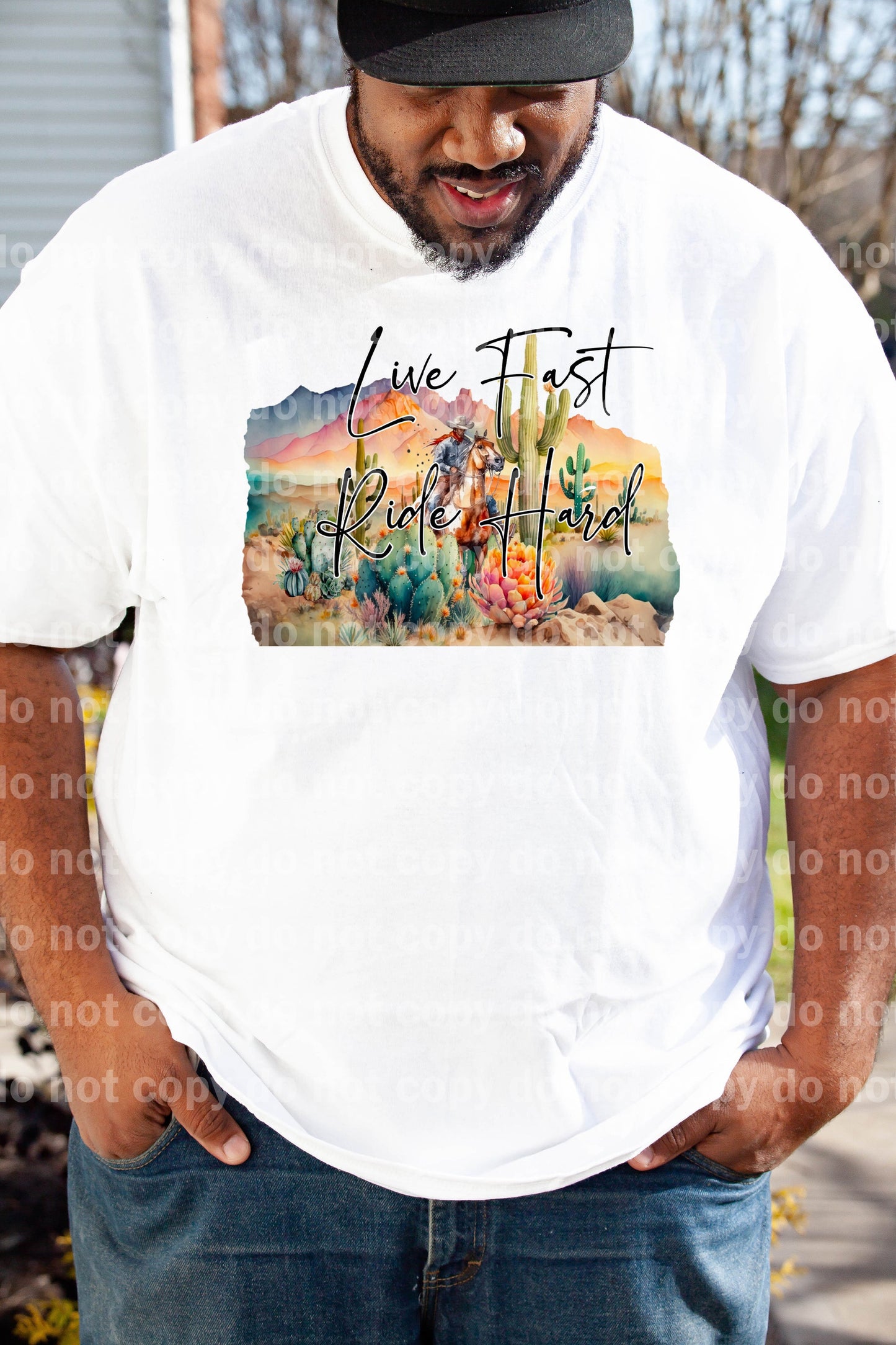Live Fast Ride Hard Dream Print or Sublimation Print