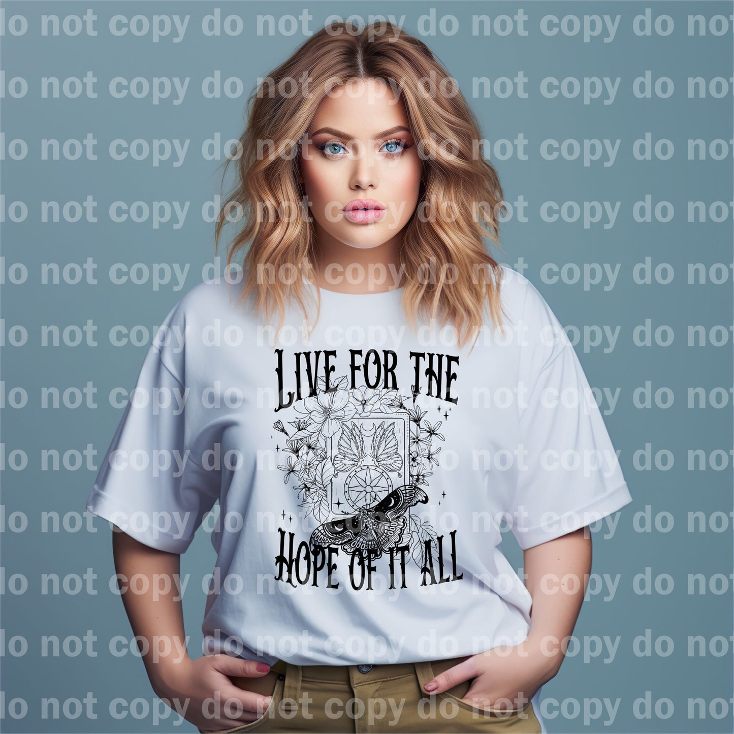 Live For The Hope Of It All Black/White Dream Print or Sublimation Print