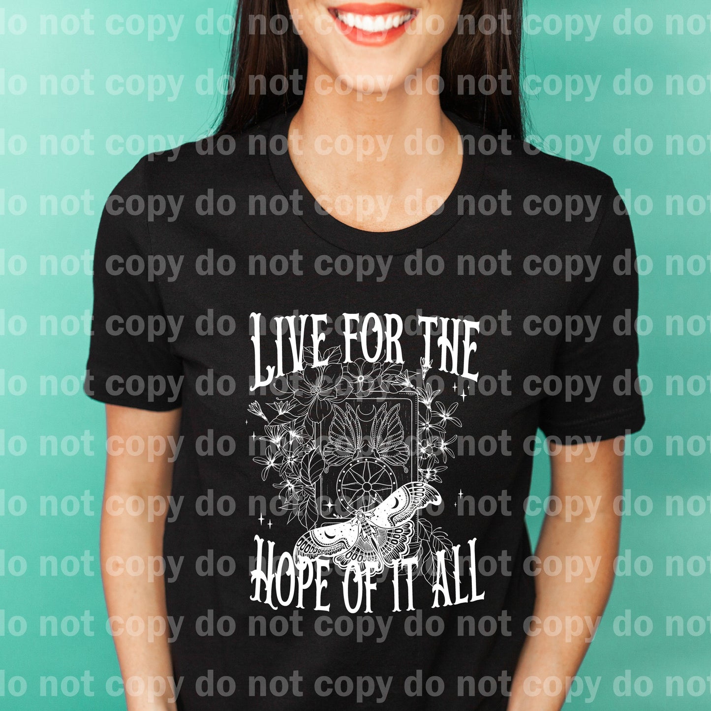 Live For The Hope Of It All Black/White Dream Print or Sublimation Print