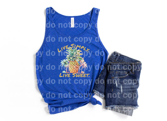 Live Simply Live Sweet with Pocket Option Dream Print or Sublimation Print