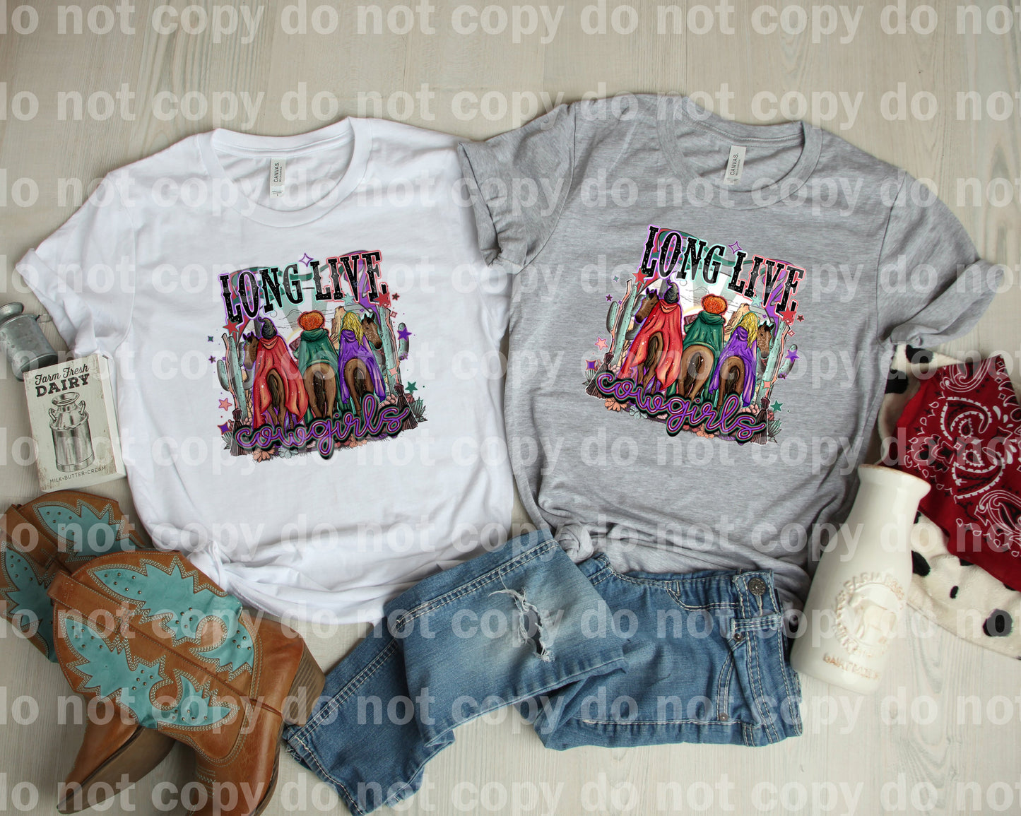 Long Live Cow Girls Dream Print or Sublimation Print