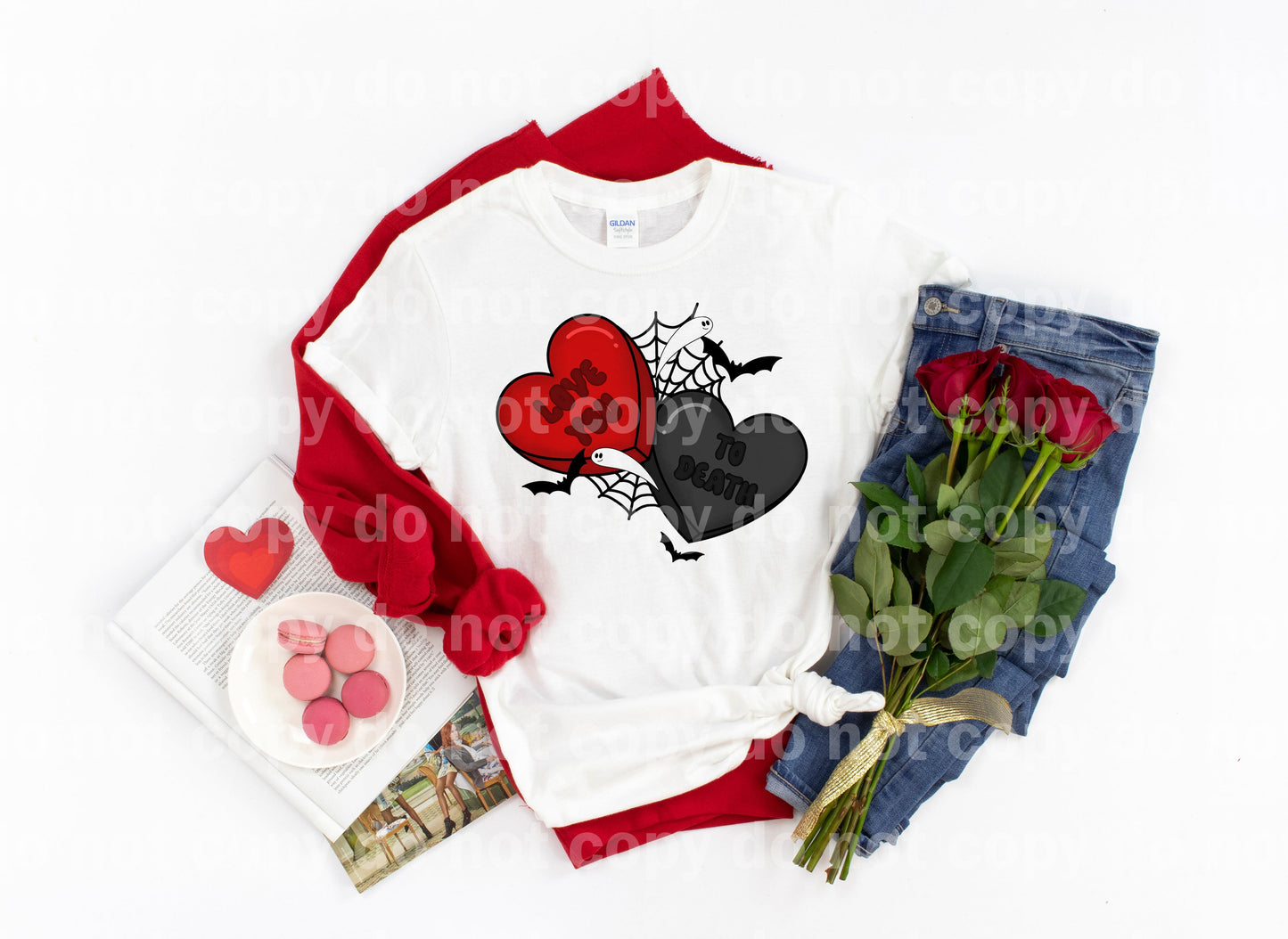 Love You To Death Hearts Dream Print or Sublimation Print