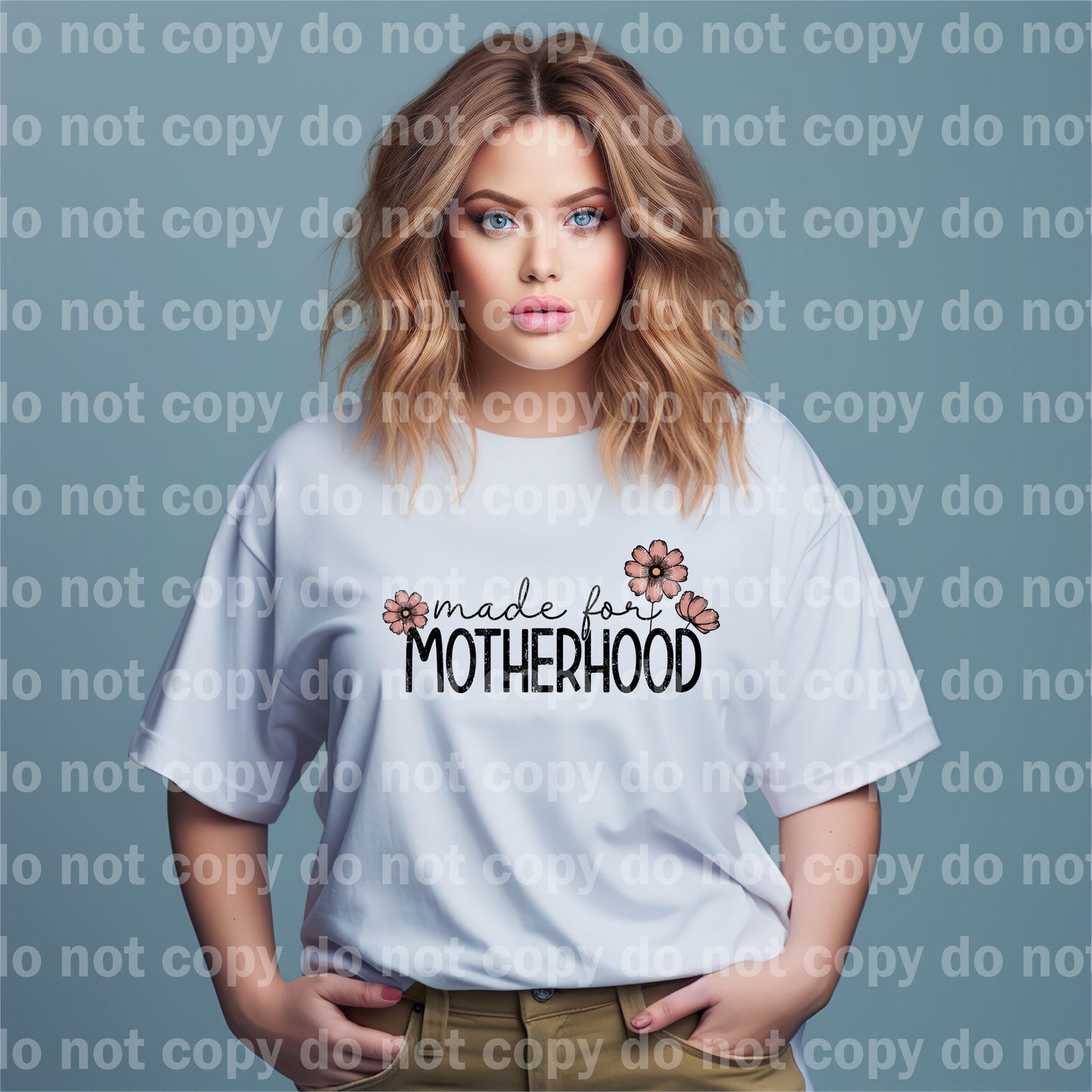 Made For Motherhood Distressed Full Color/One Color Dream Print or Sublimation Print