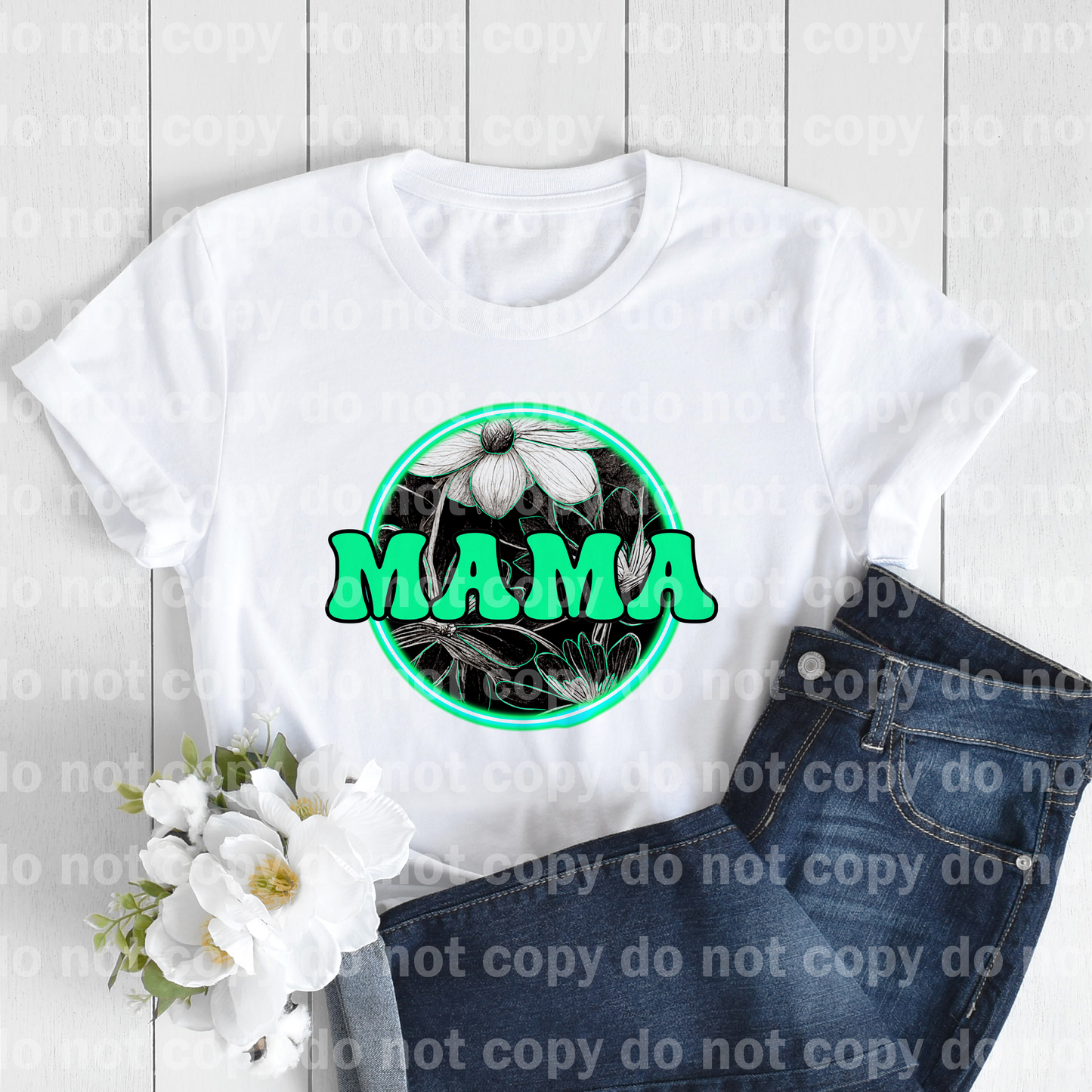 Mama Flowers Dream Print or Sublimation Print