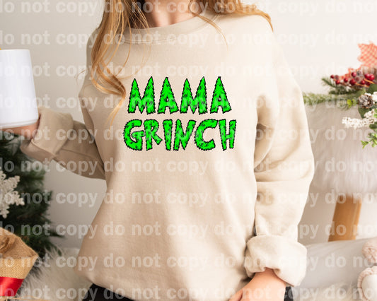 Mama Green Fuzzy Dream Print or Sublimation Print