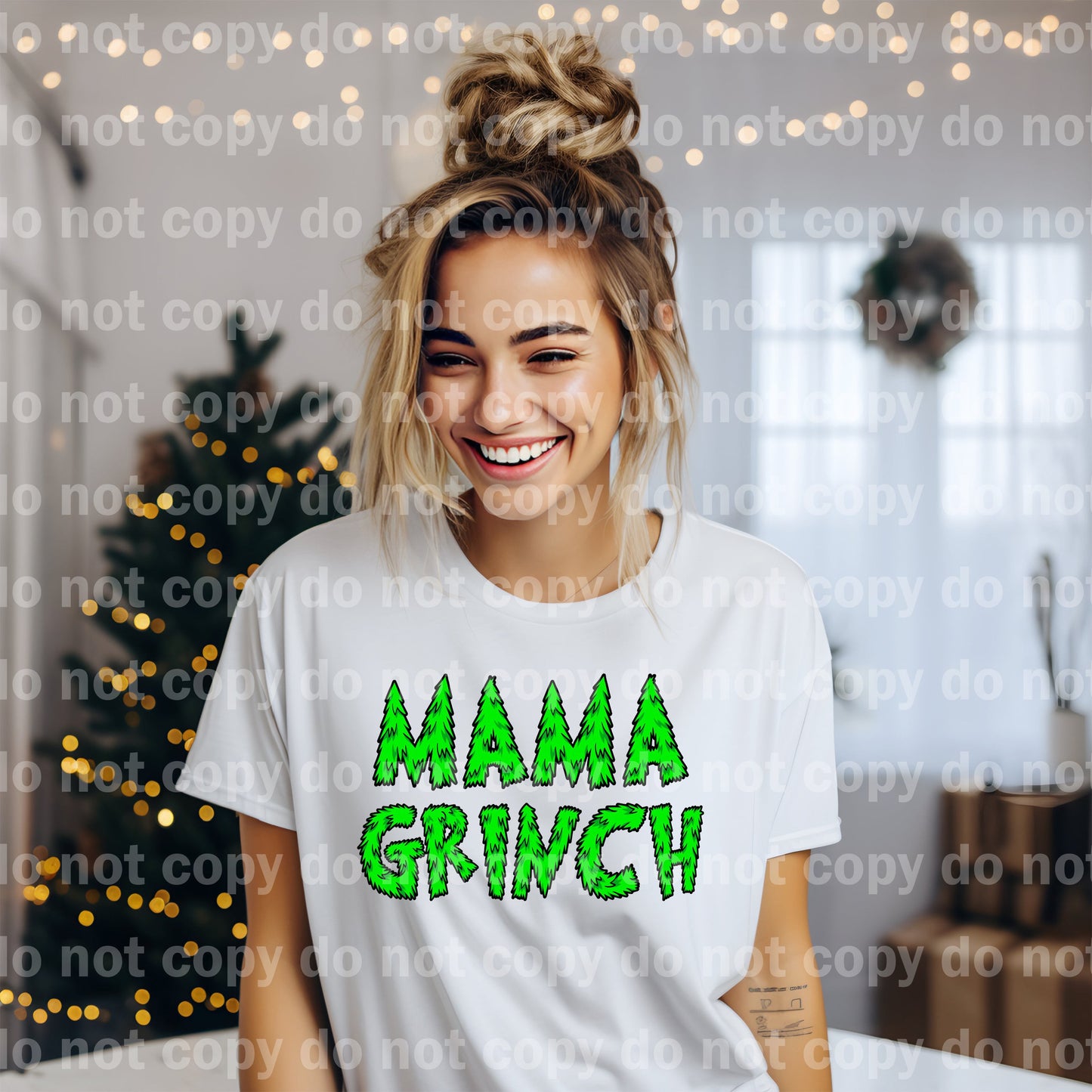 Mama Green Fuzzy Dream Print or Sublimation Print