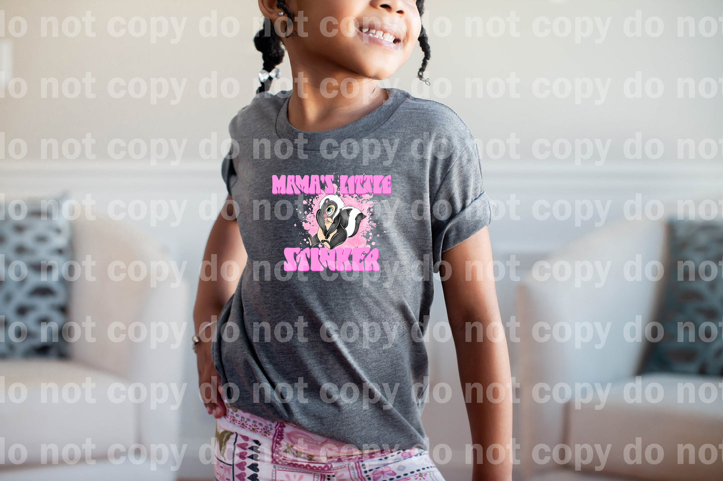 Mama's Little Stinker Blue/Pink Dream Print or Sublimation Print