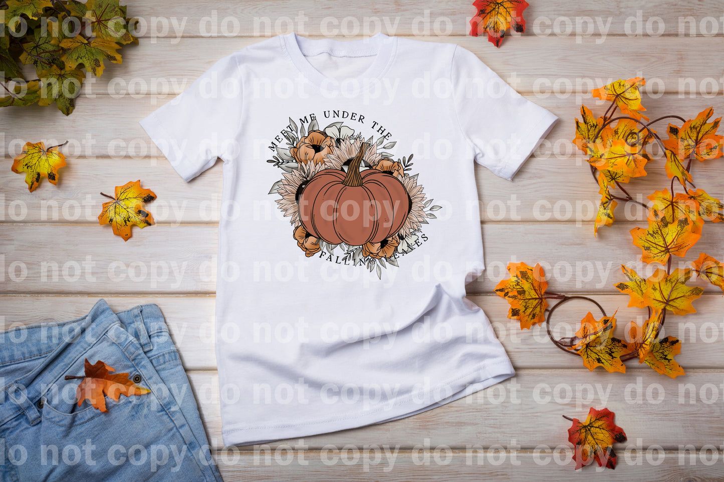 Meet Me Under The Falling Leaves Dream Print or Sublimation Print