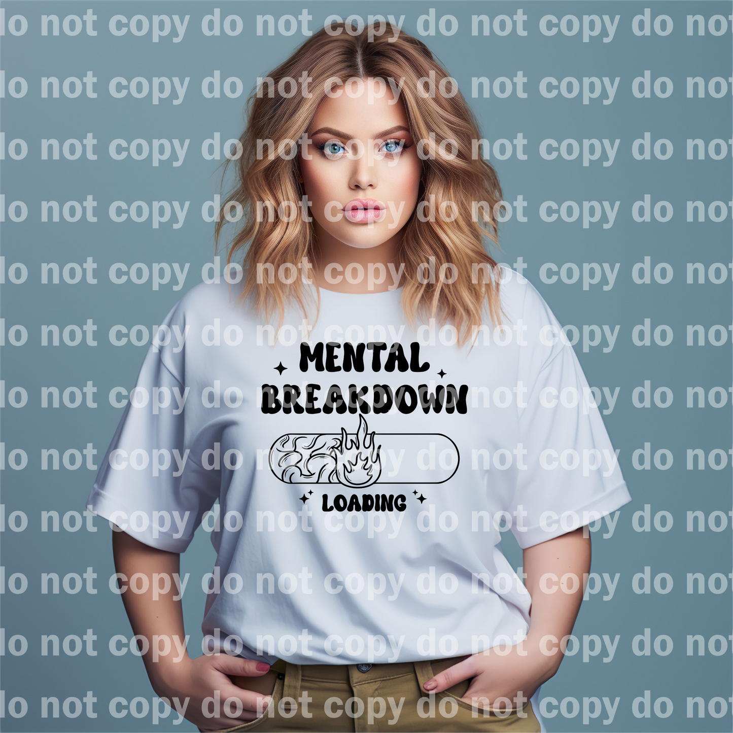 Loading Mental Breakdown Flame Full Color/One Color Dream Print or Sublimation Print