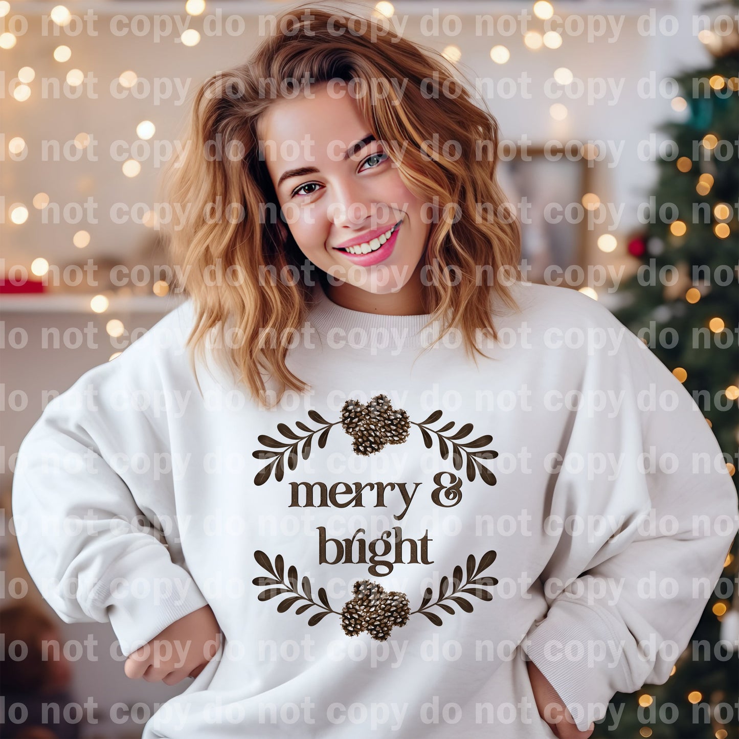 Merry And Bright Dream Print or Sublimation Print