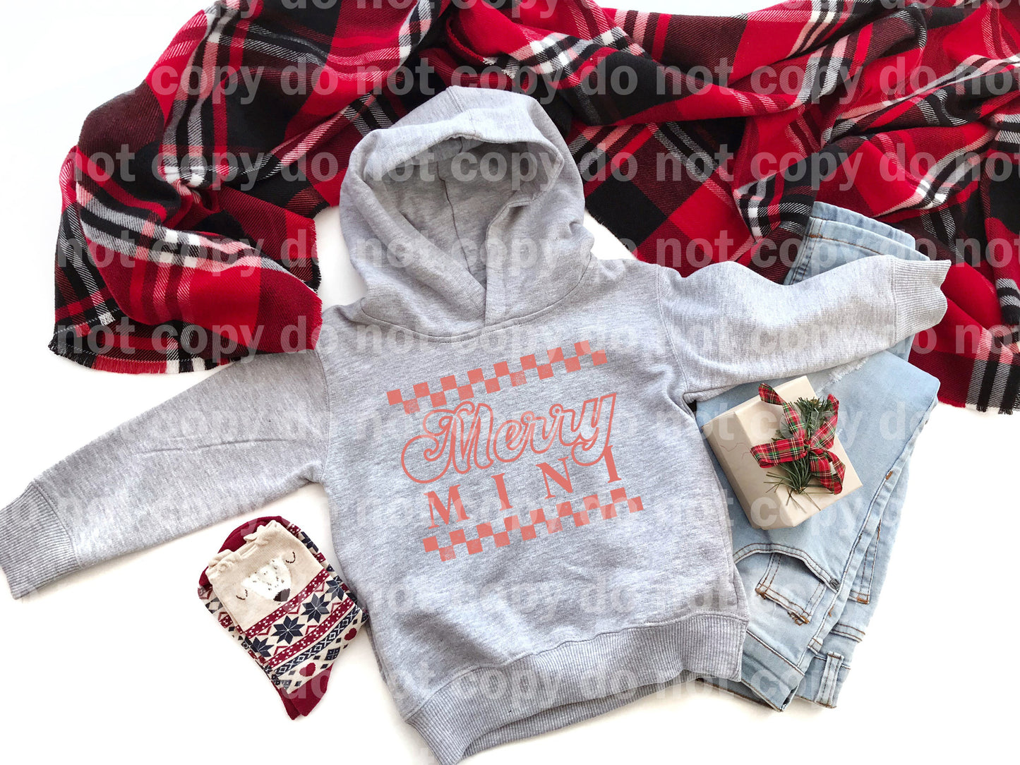 Merry Mini Checkered Dream Print or Sublimation Print