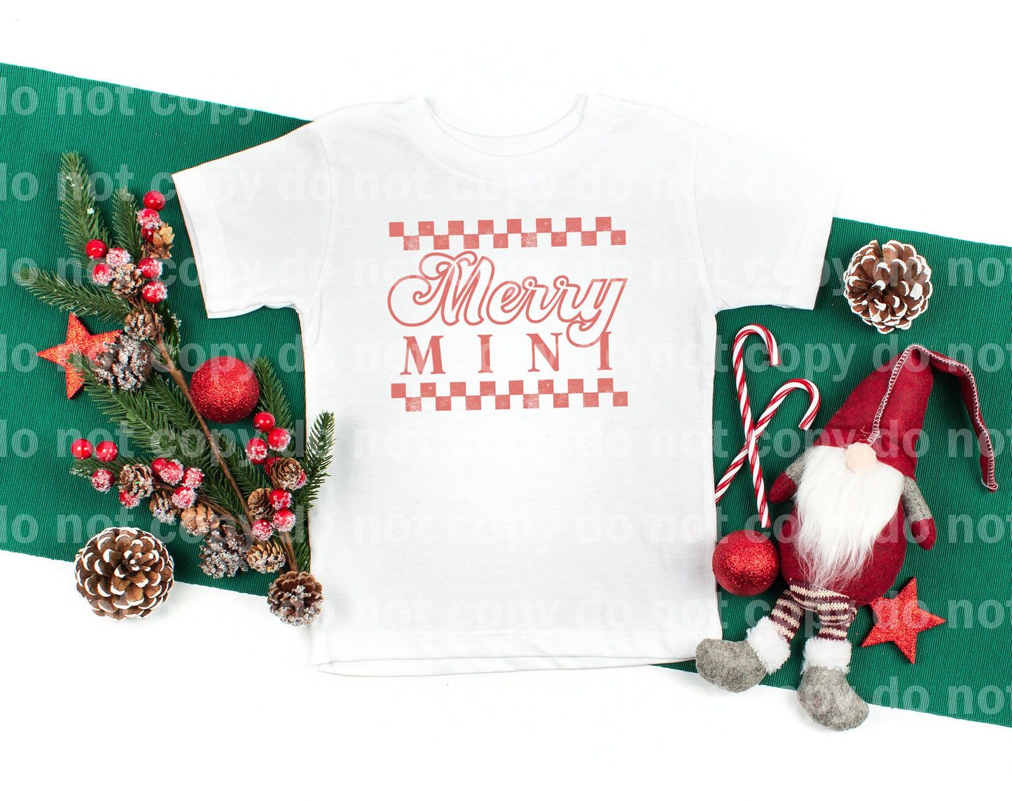 Merry Mini Checkered Dream Print or Sublimation Print