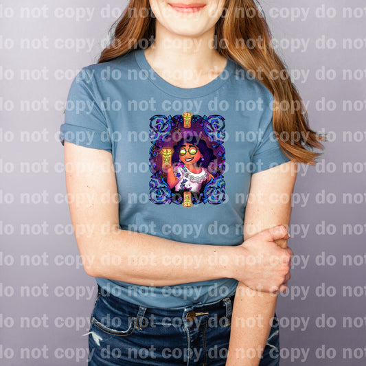 Mira Curly Young Woman Frame Dream Print or Sublimation Print
