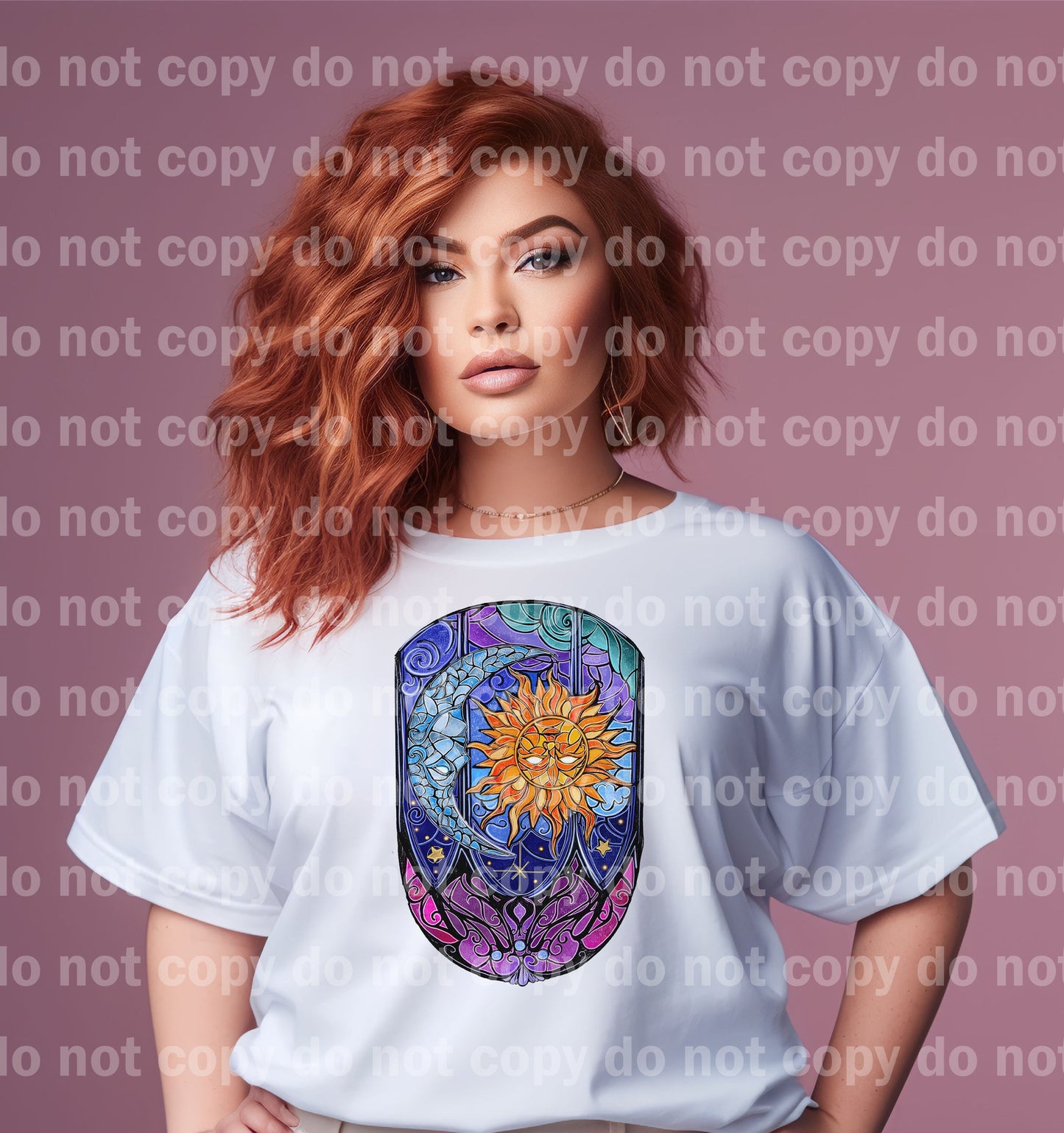 Moon And Sun Full Color/One Color Dream Print or Sublimation Print