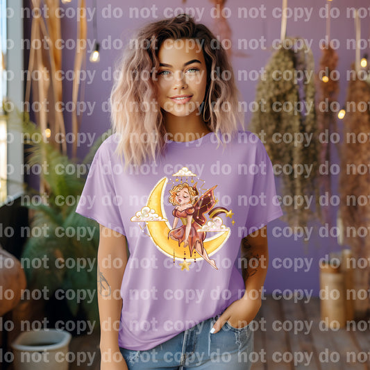 Moonfairy Brown/Purple Dream Print or Sublimation Print with Decal Option
