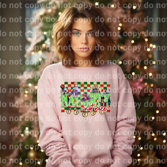 Naughty Not Nice Dream Print or Sublimation Print