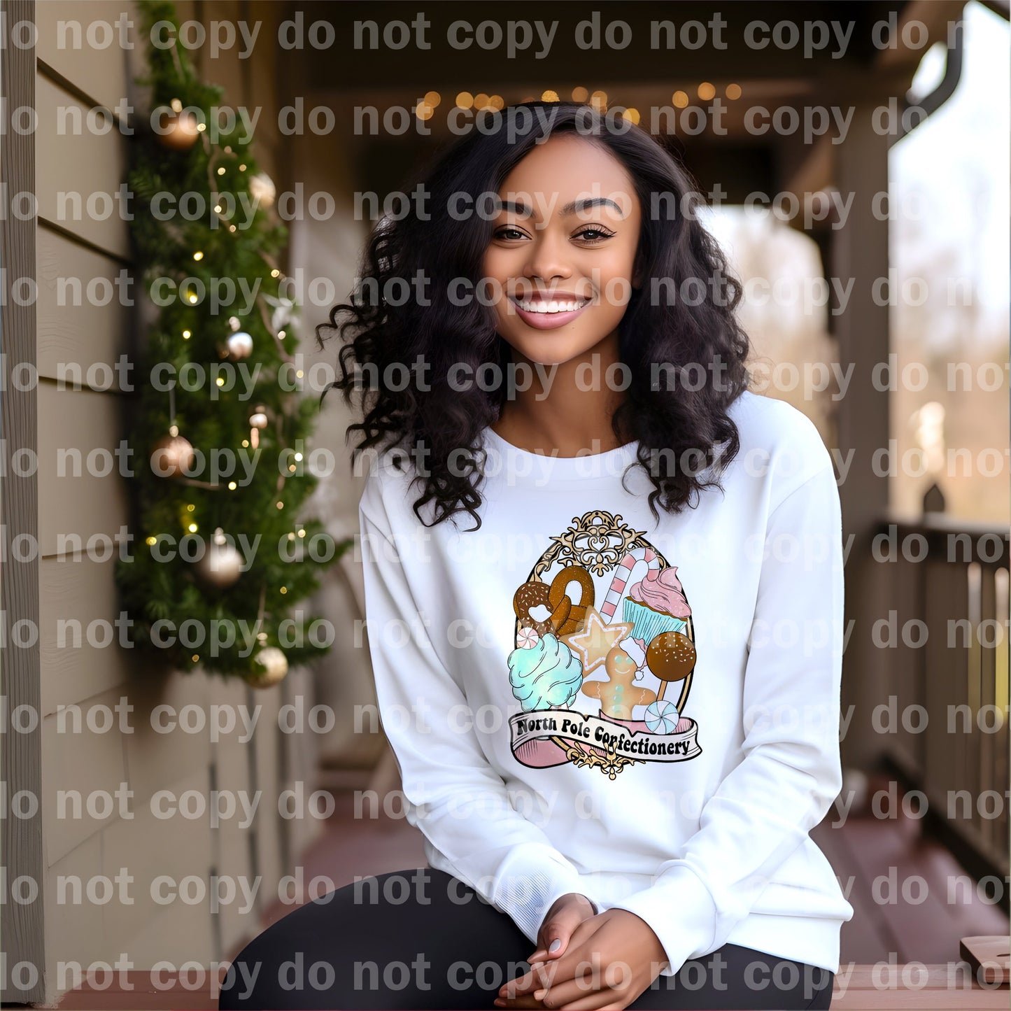 North Pole Confectionary with Pocket Option Dream Print or Sublimation Print
