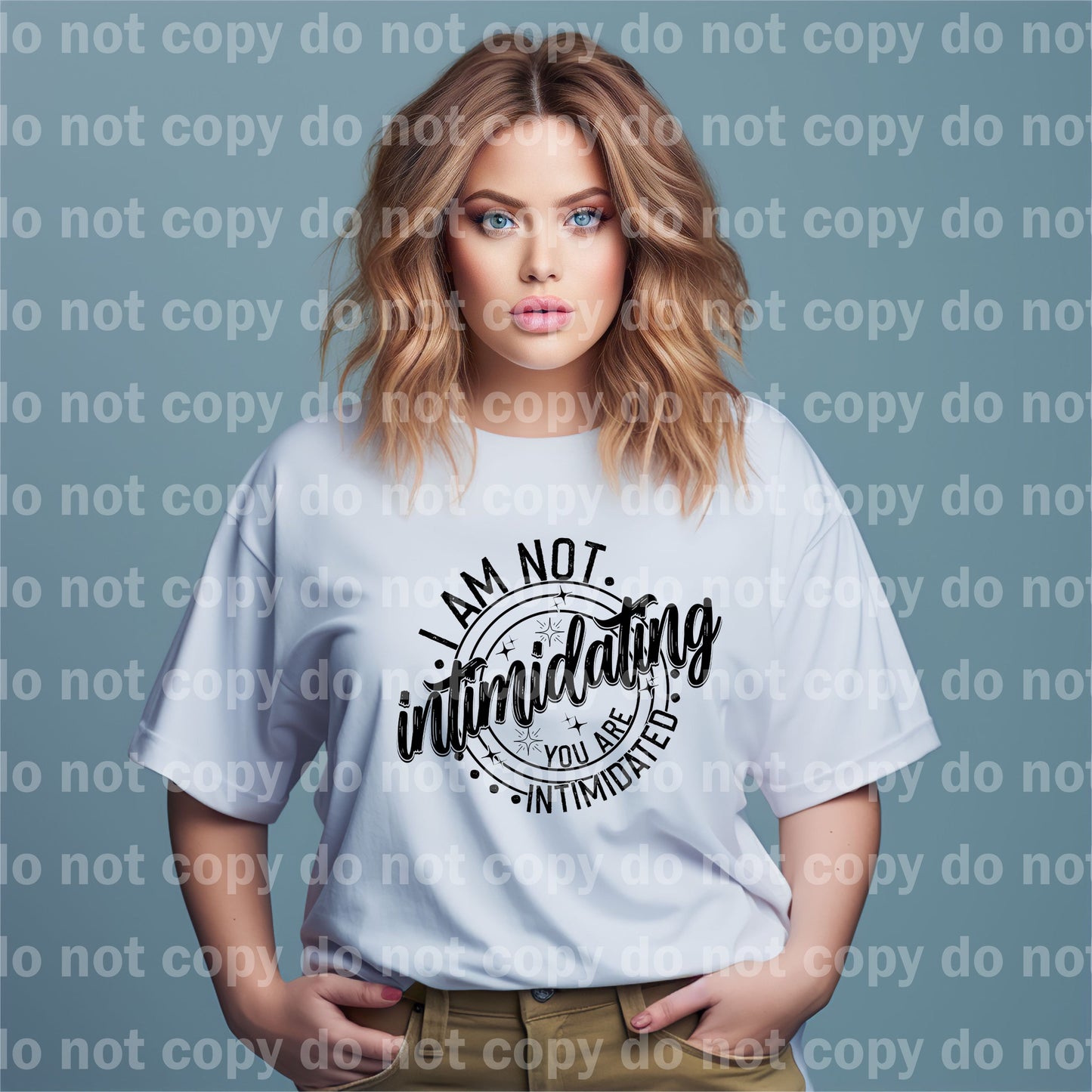 I Am Not Intimidating You Are Intimidated Black/White Dream Print or Sublimation Print