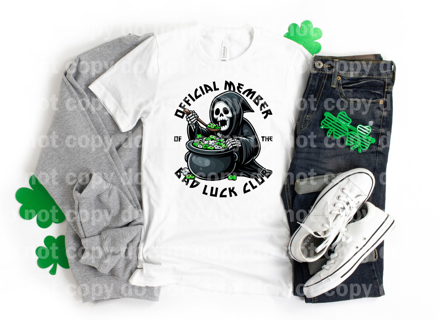 Official Member of The Bad Luck Club Black/White Dream Print or Sublimation Print