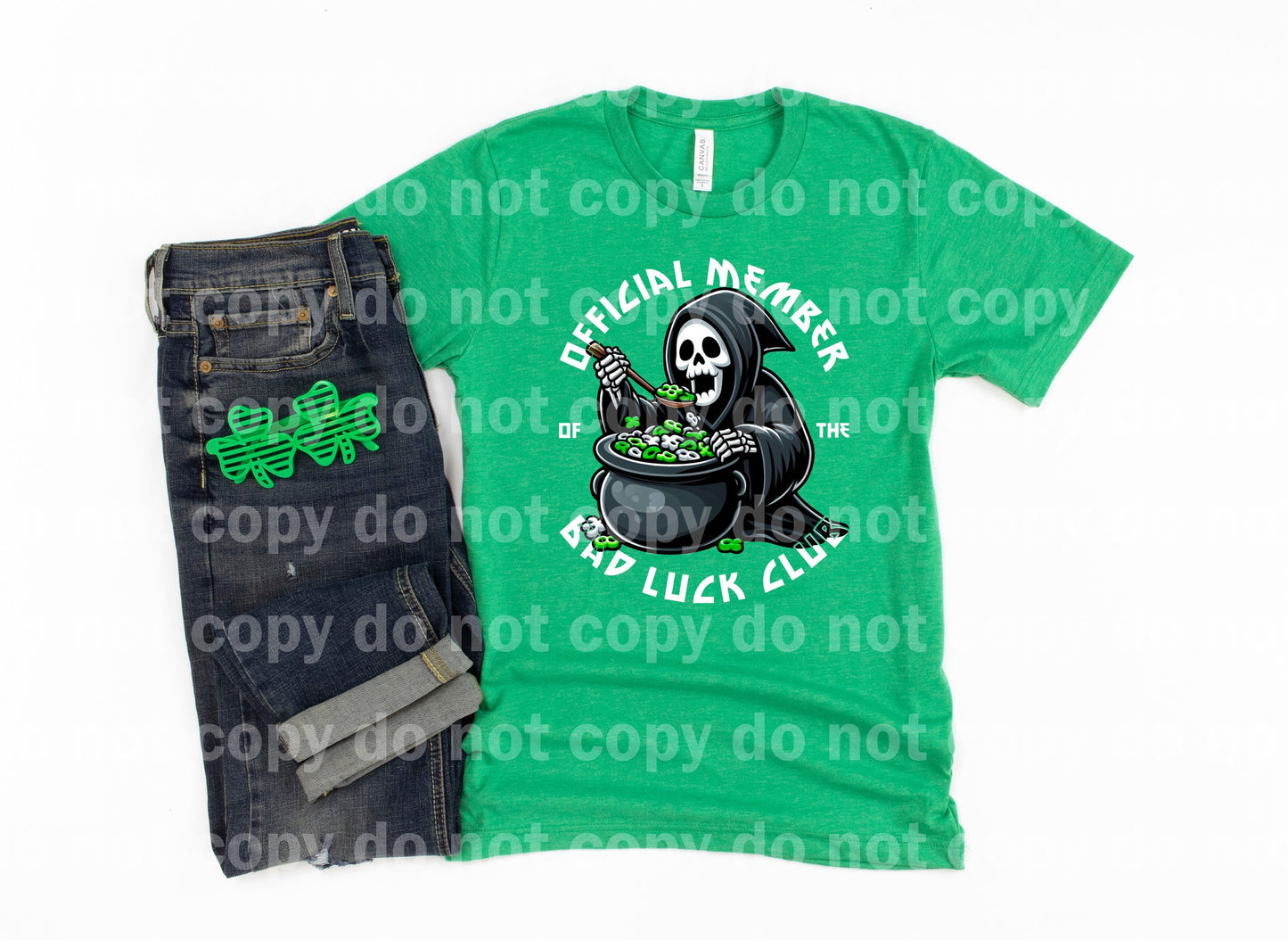 Official Member of The Bad Luck Club Black/White Dream Print or Sublimation Print