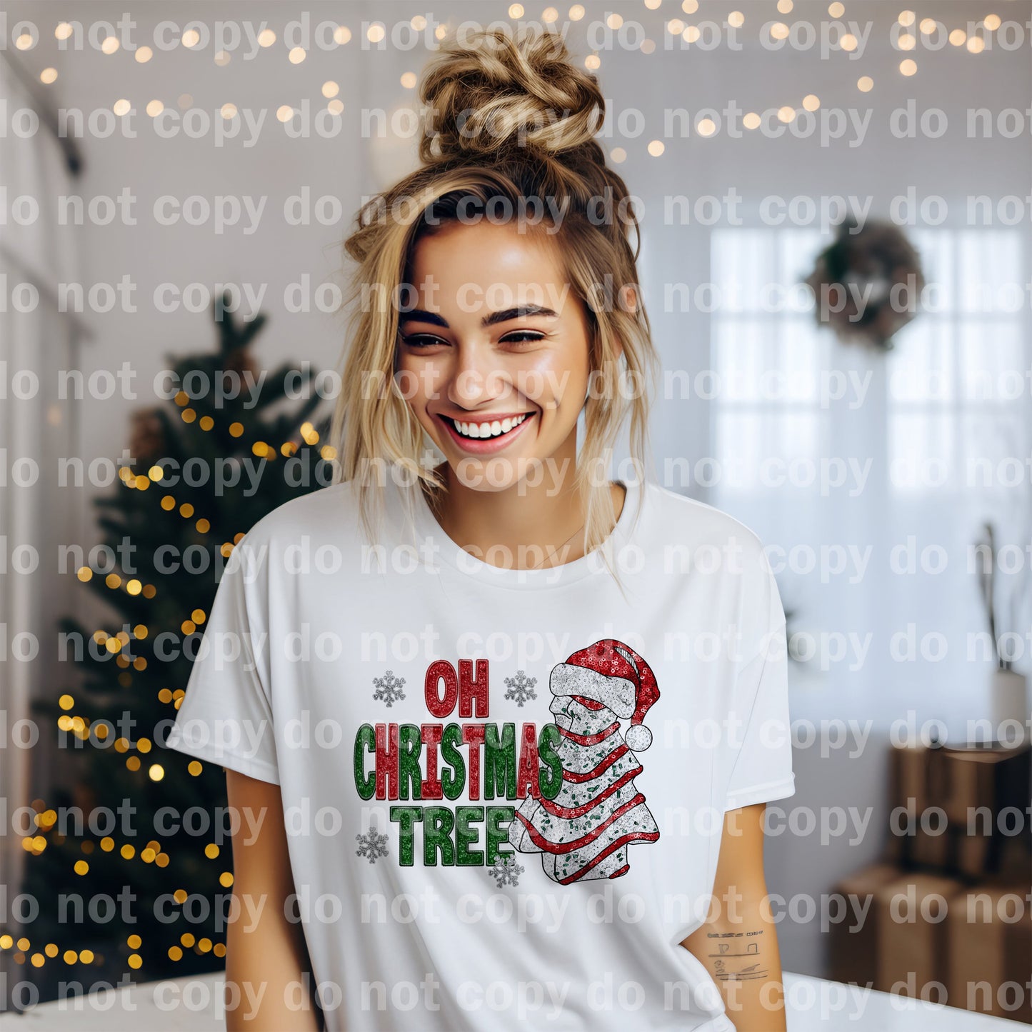 Oh Christmas Tree Cake Dream Print or Sublimation Print