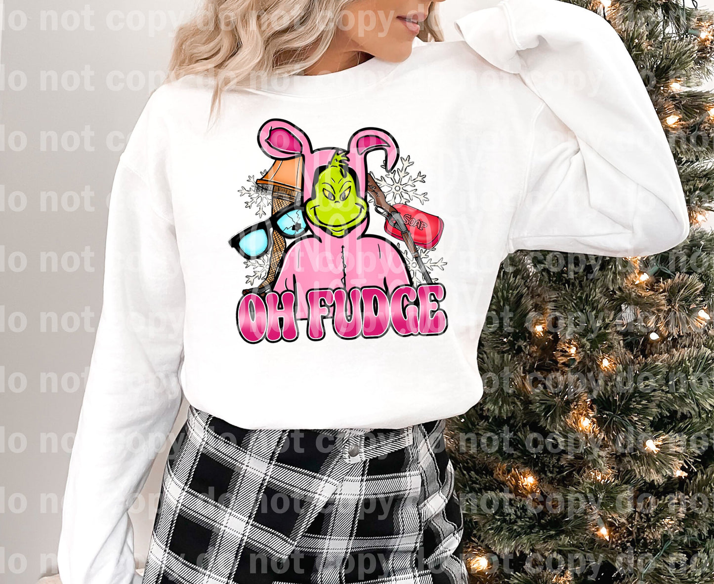 Oh Fudge Pink Bunny Dream Print or Sublimation Print