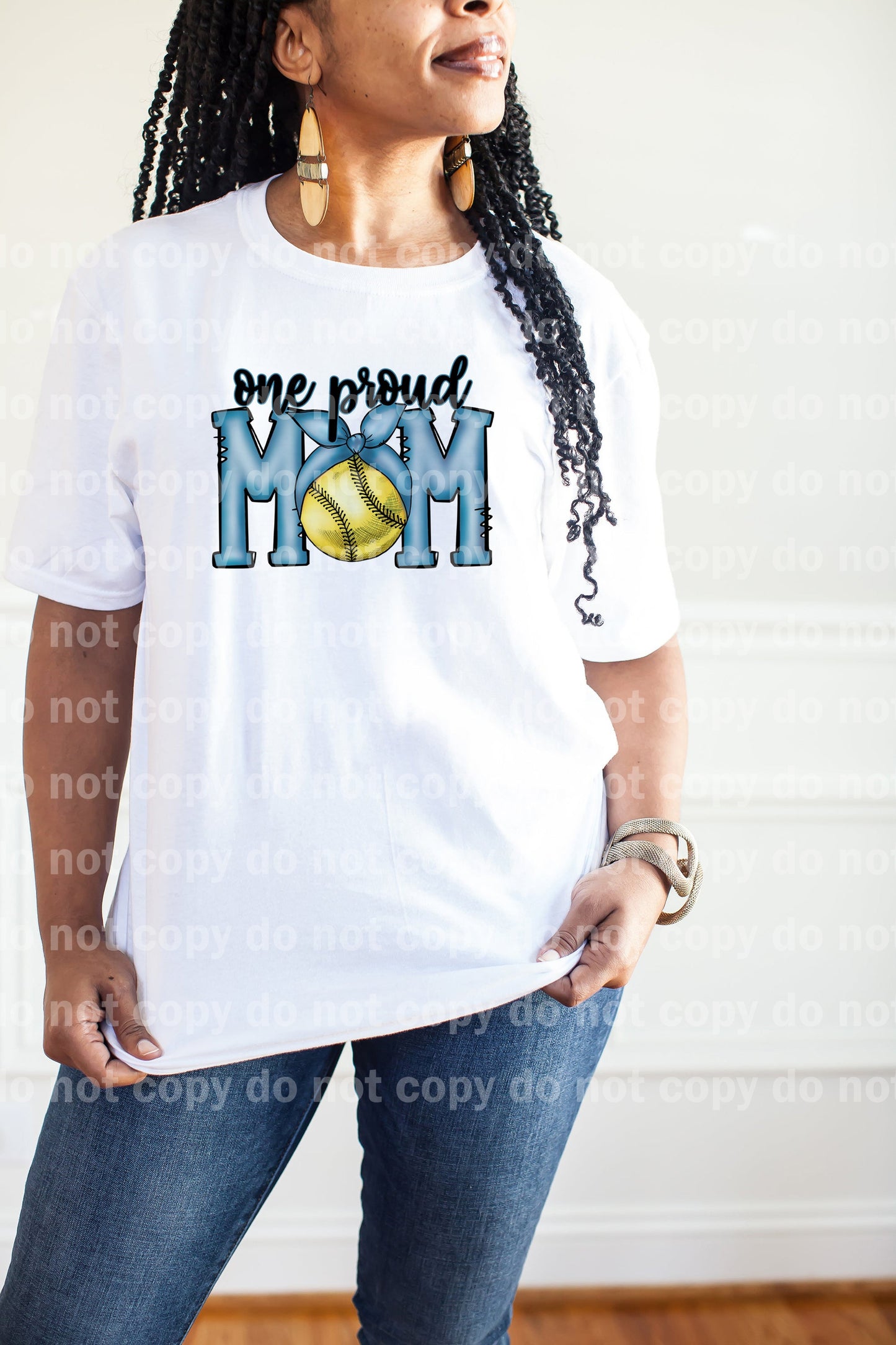 One Proud Mom Softball Dream Print or Sublimation Print